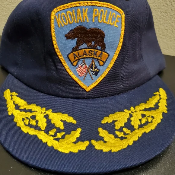 VTG 90s Kodiak Police Alaska Pro Style‎ Padded Hat